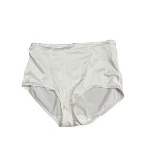 Vintage Sears Shiny White Granny Panty Style 49613 3XL